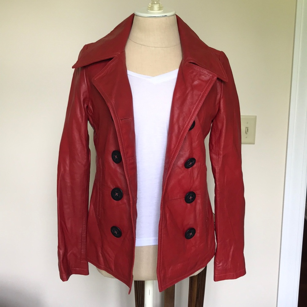 BRAND NEW Sperry Faux Leather Jacket/Coat